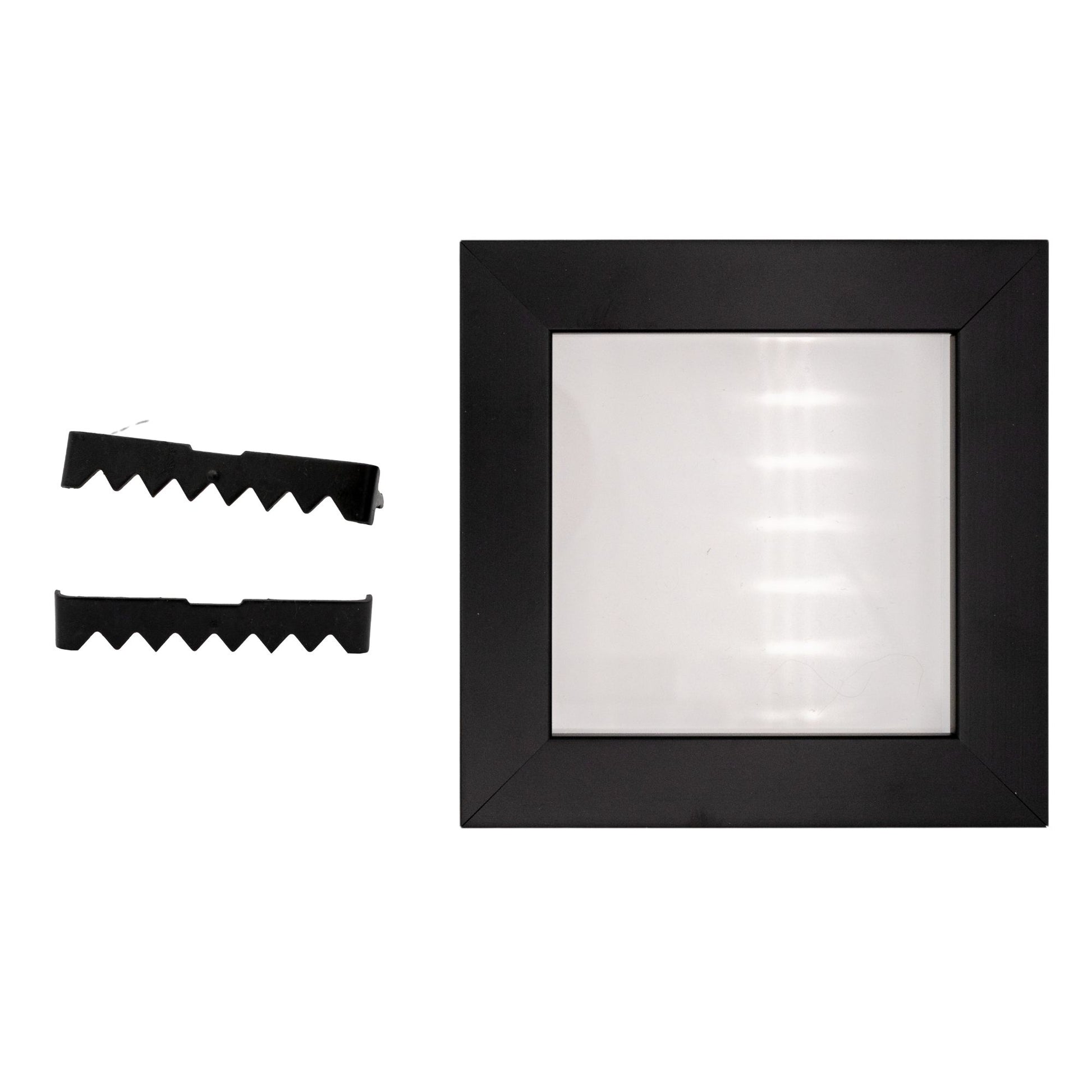Large Black No Nail Sawtooth Hangers