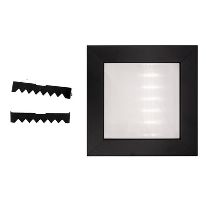 Large Black No Nail Sawtooth Hangers
