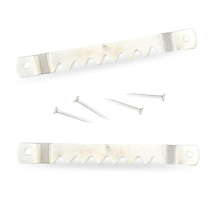 Small Silver Sawtooth Hangers