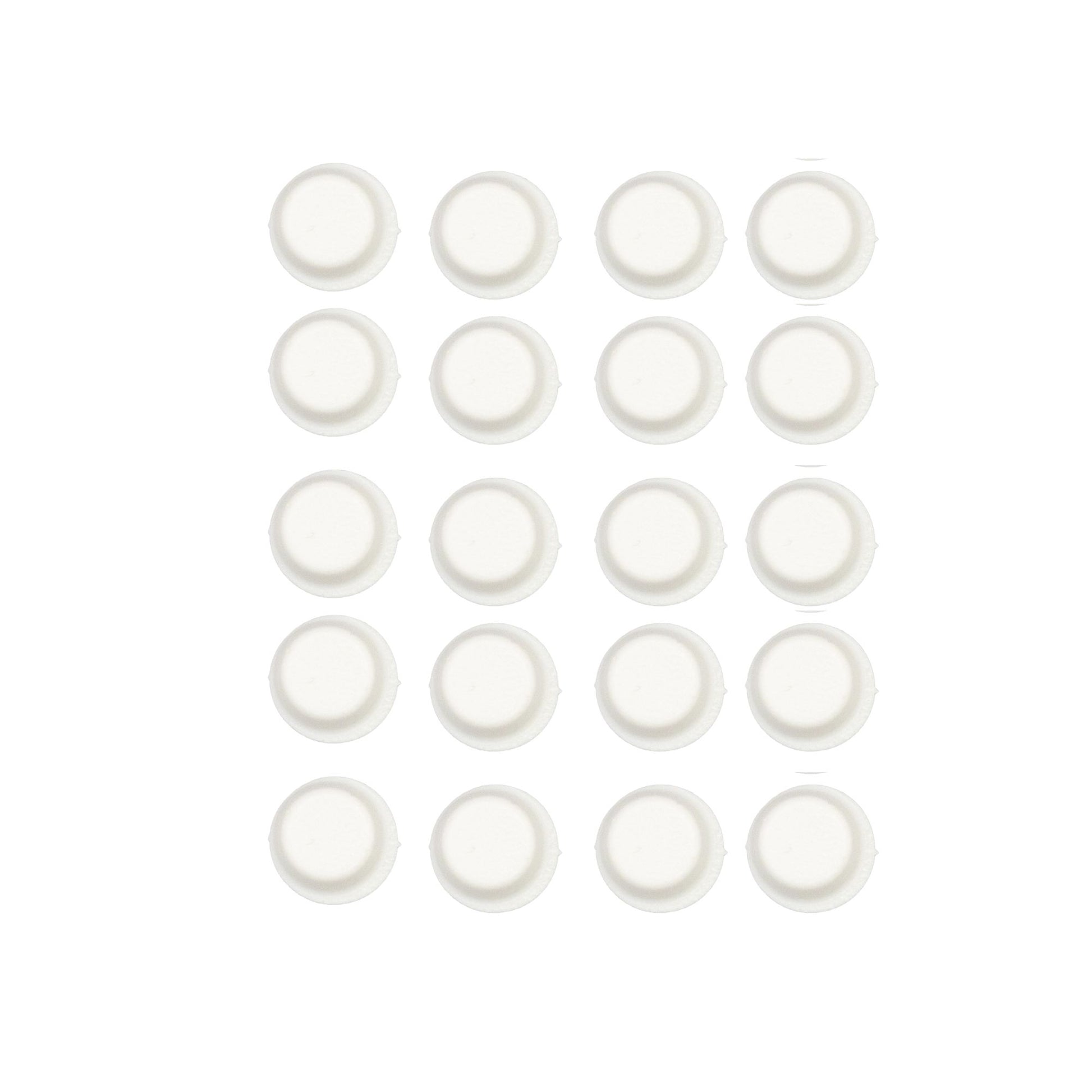 Self Stick White Silicone Protective Wall Bumpers