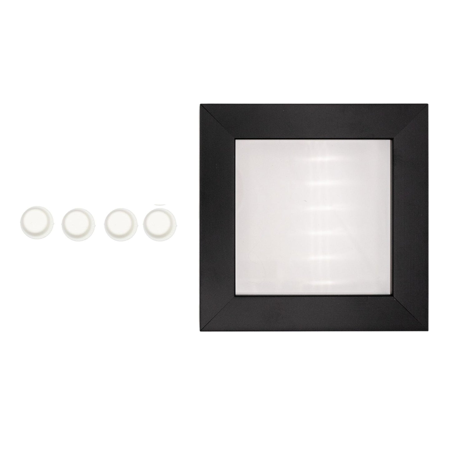 Self Stick White Silicone Protective Wall Bumpers
