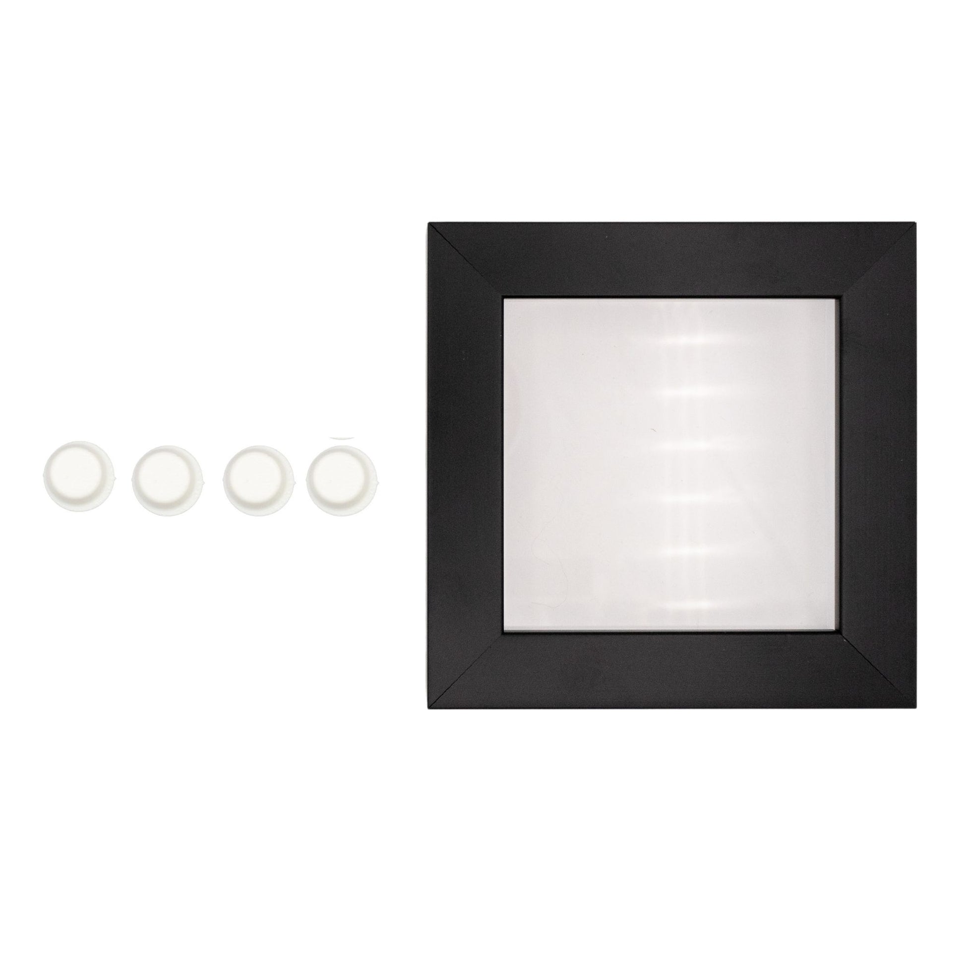 Self Stick White Silicone Protective Wall Bumpers