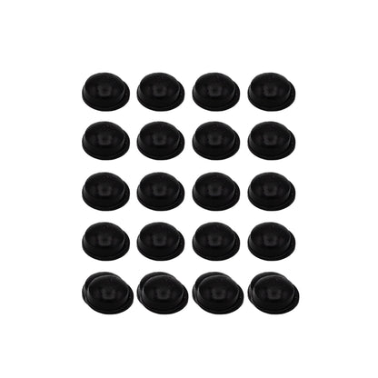 Self Stick Black Silicone Protective Wall Bumpers