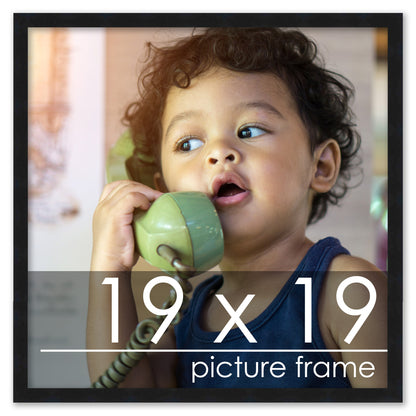 Contemporary Black Wood Picture Frame
