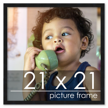 Contemporary Black Wood Picture Frame