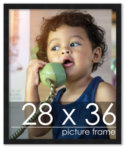 Contemporary Black Wood Picture Frame