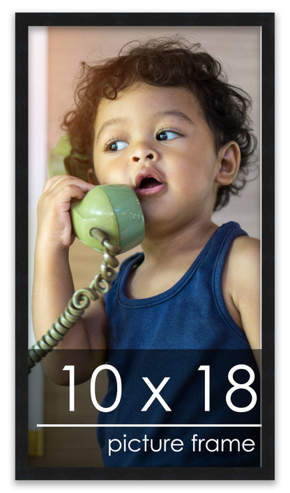 Contemporary Black Wood Picture Frame