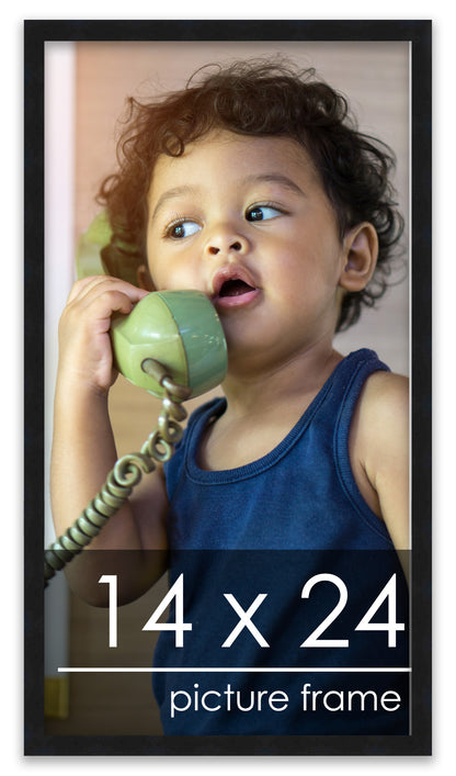 Contemporary Black Wood Picture Frame