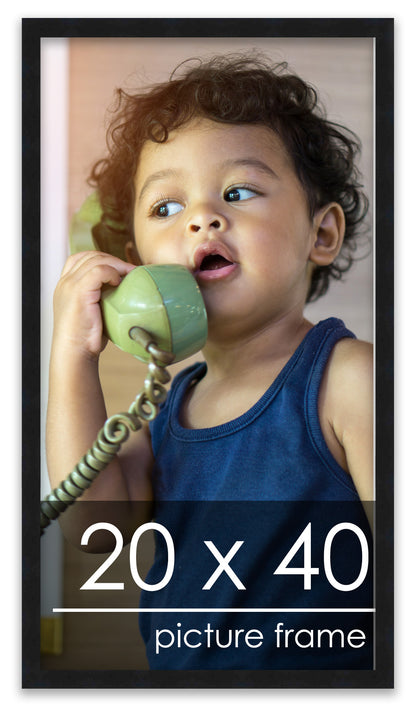 Contemporary Black Wood Picture Frame