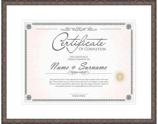 misc Frame for Certificates & Diplomas