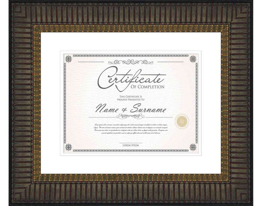 mahogany Frame for Certificates & Diplomas