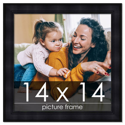Contemporary Black Wood Picture Frame