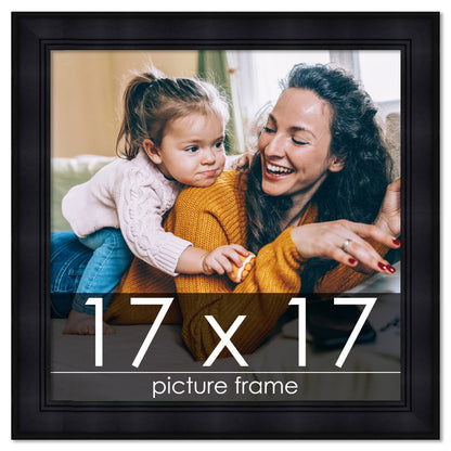 Contemporary Black Wood Picture Frame