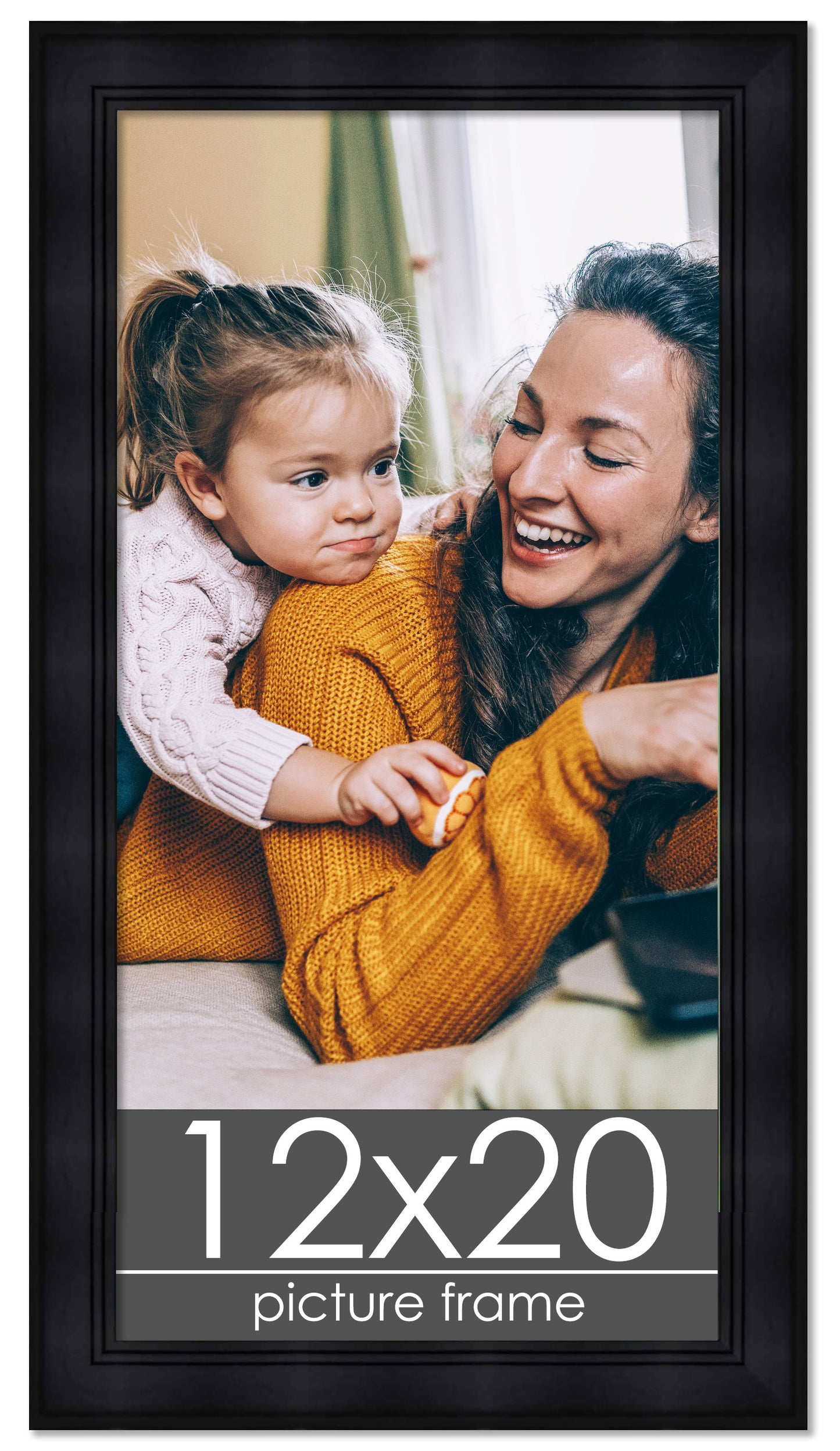 Contemporary Black Wood Picture Frame