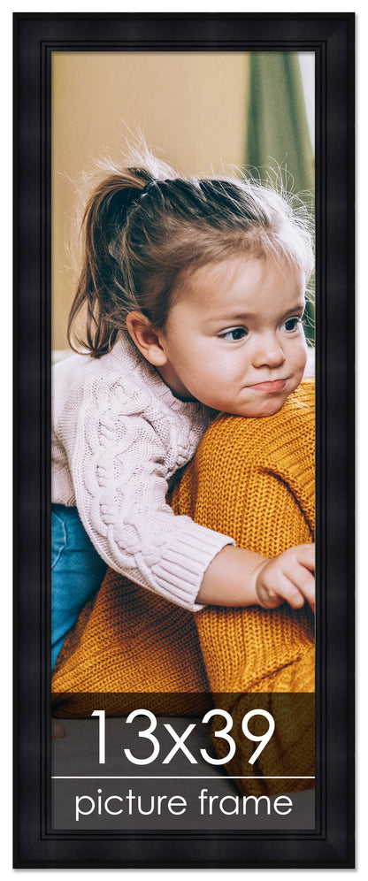 Contemporary Black Wood Picture Frame