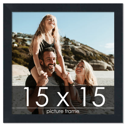 Contemporary Black Wood Picture Frame