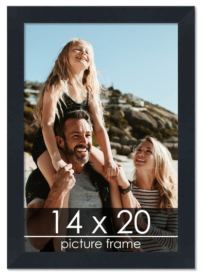 Contemporary Black Wood Picture Frame