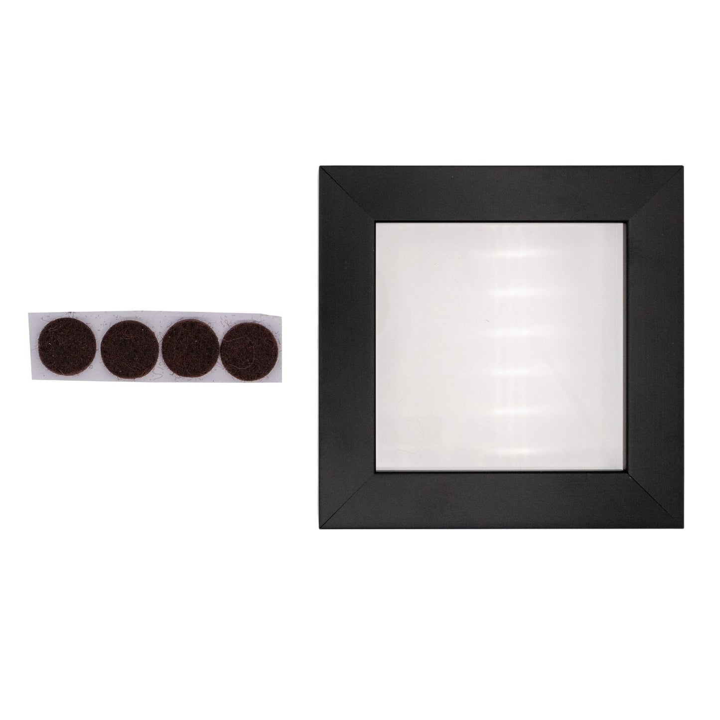Self Stick Brown Felt Protective Wall Bumpers