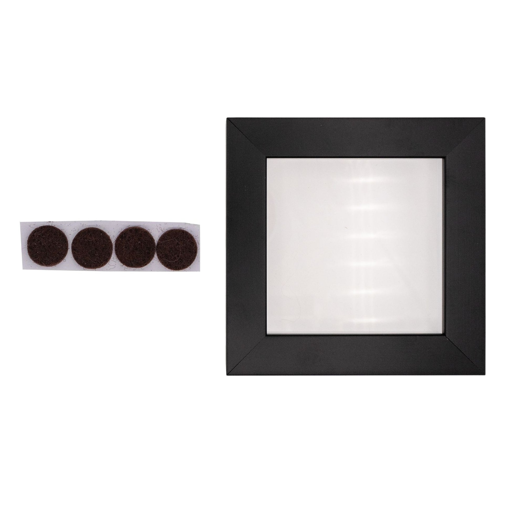 Self Stick Brown Felt Protective Wall Bumpers