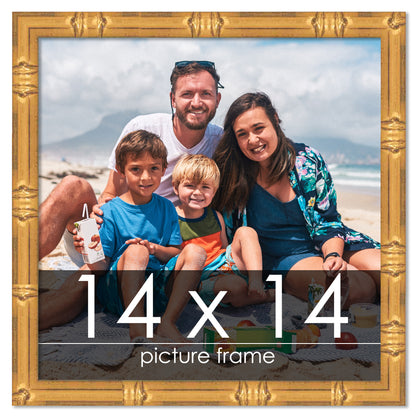 Bamboo Gold Wood Picture Frame