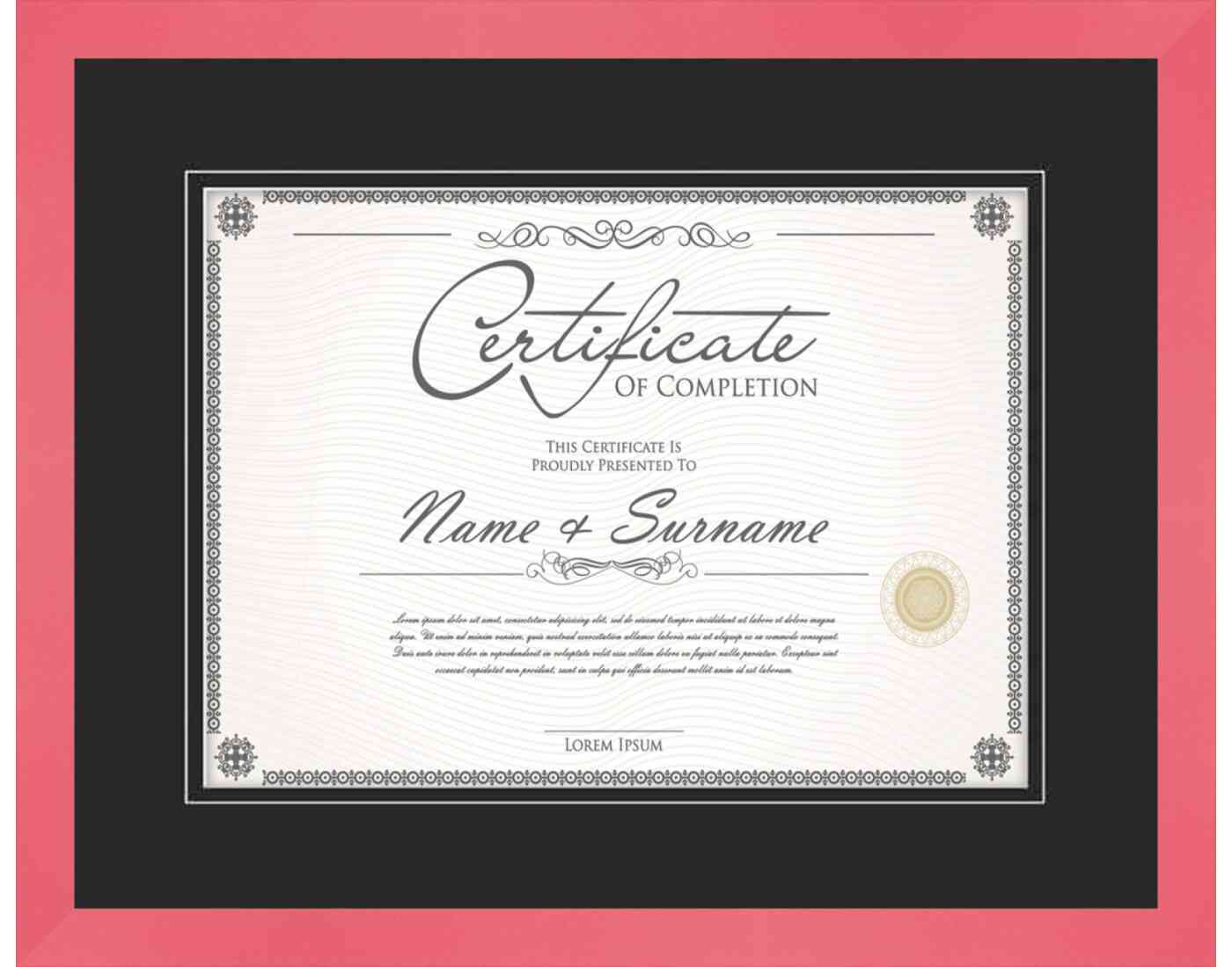color Frame for Certificates & Diplomas