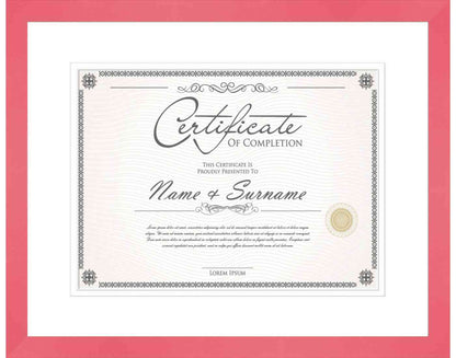color Frame for Certificates & Diplomas