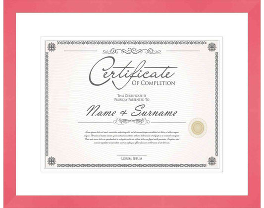 color Frame for Certificates & Diplomas