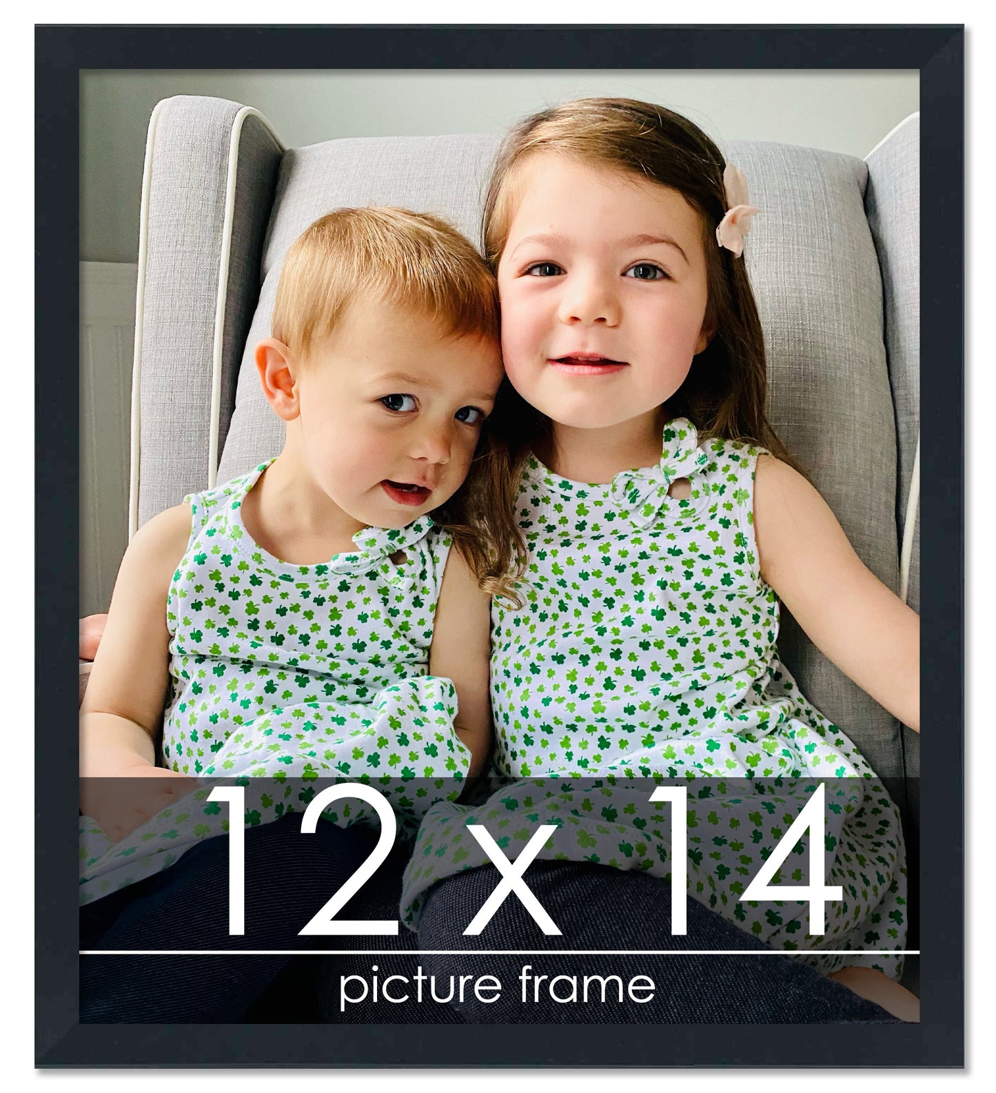 Contemporary Black Wood Picture Frame