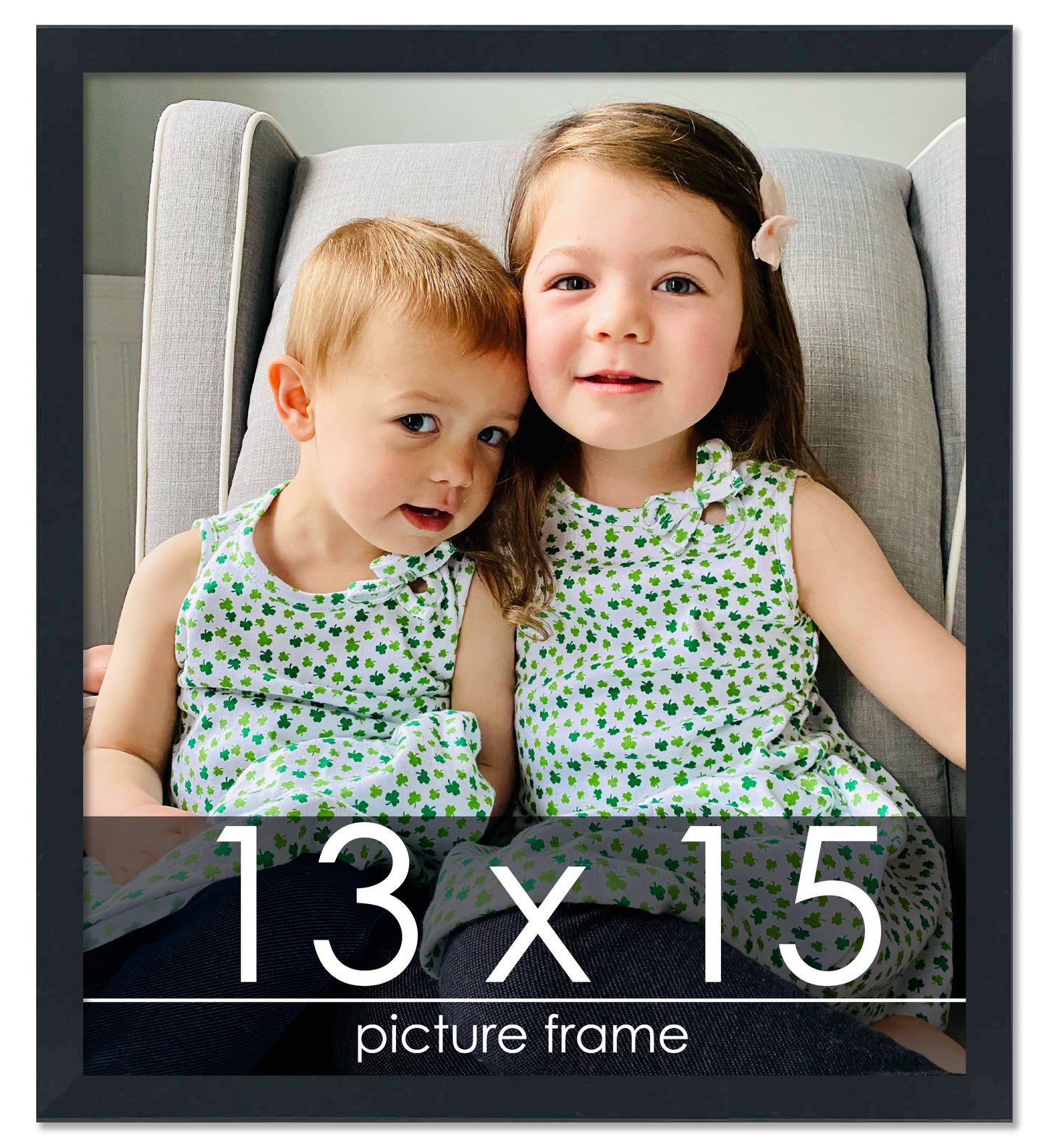 Contemporary Black Wood Picture Frame