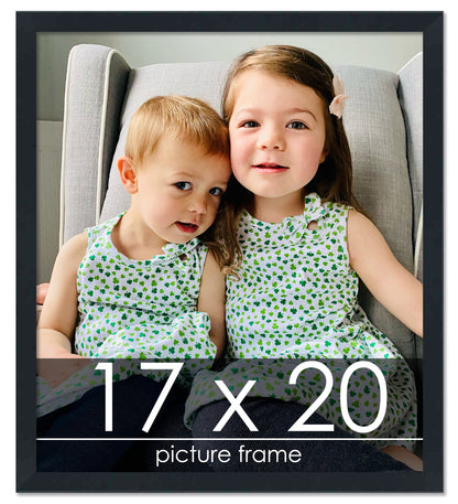 Contemporary Black Wood Picture Frame