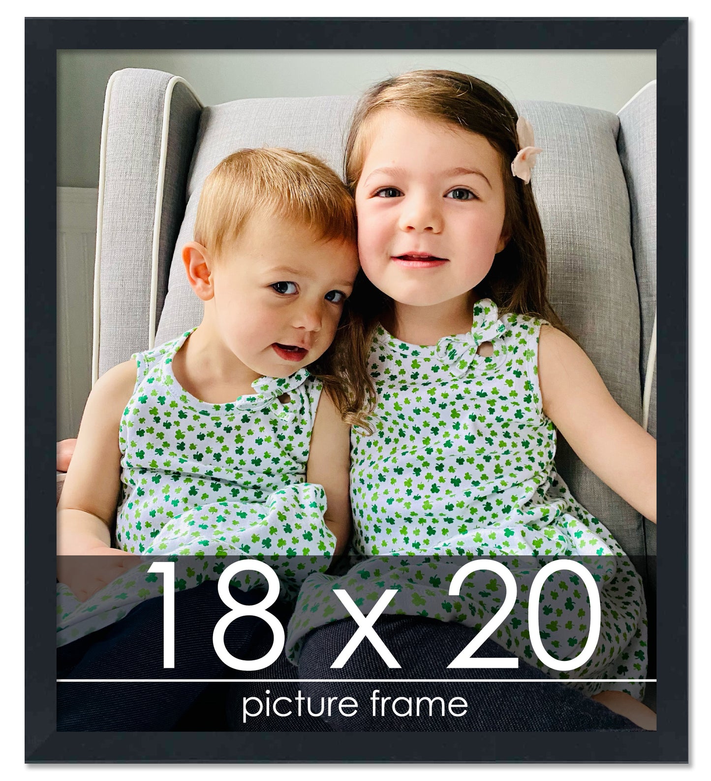 Contemporary Black Wood Picture Frame