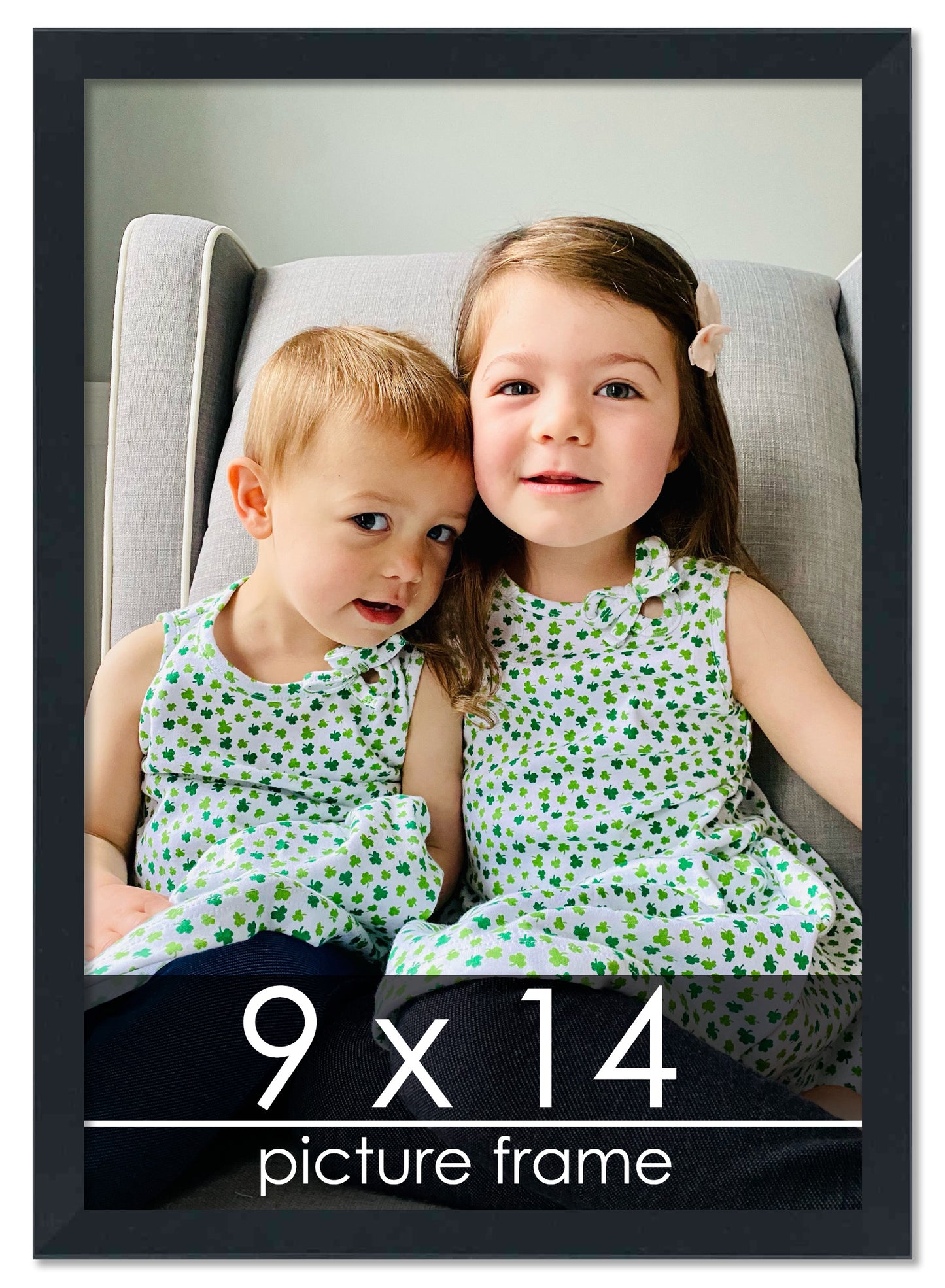 Contemporary Black Wood Picture Frame
