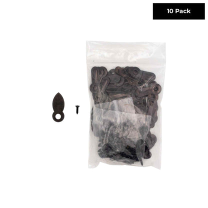 3/4" Black Turn Button Fasteners with Screws