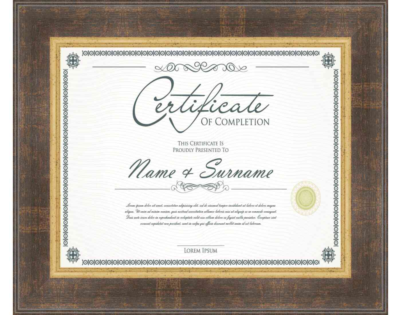 acid Frame for Certificates & Diplomas