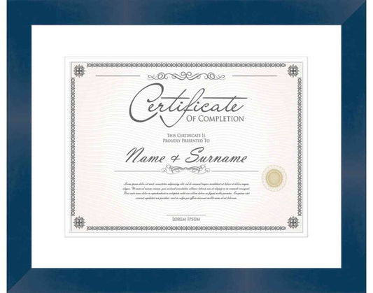 color Frame for Certificates & Diplomas