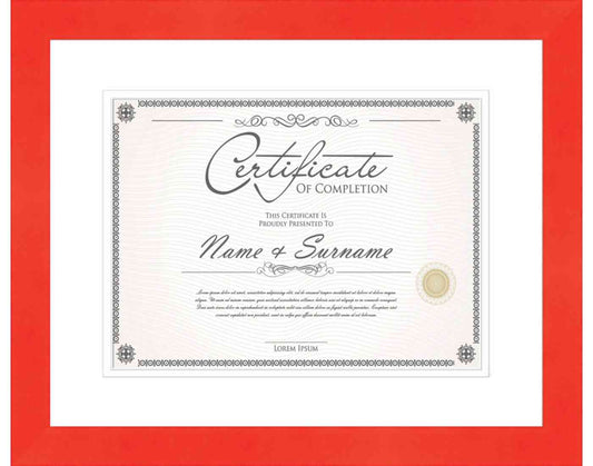 color Frame for Certificates & Diplomas