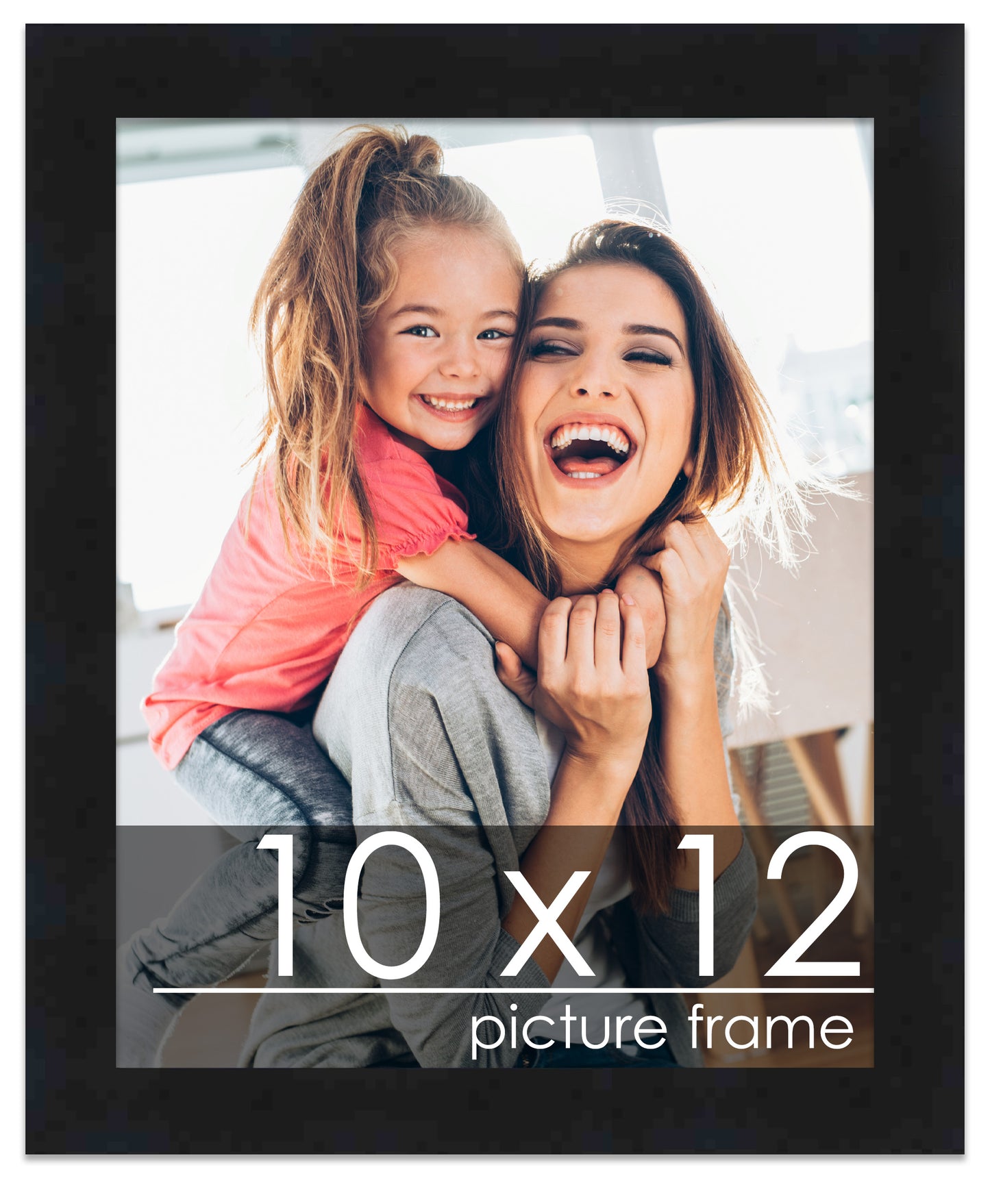 Contemporary Black Wood Picture Frame