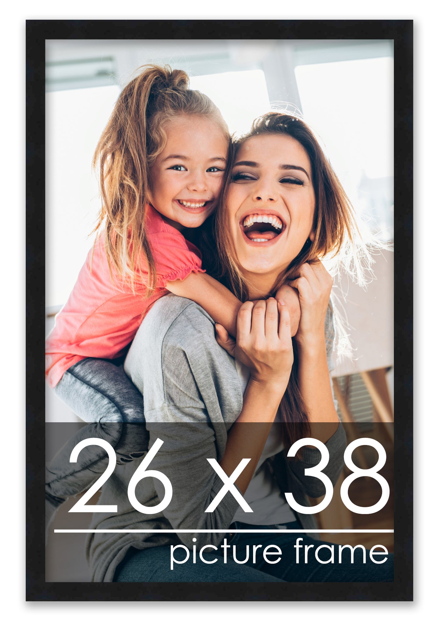 Contemporary Black Wood Picture Frame