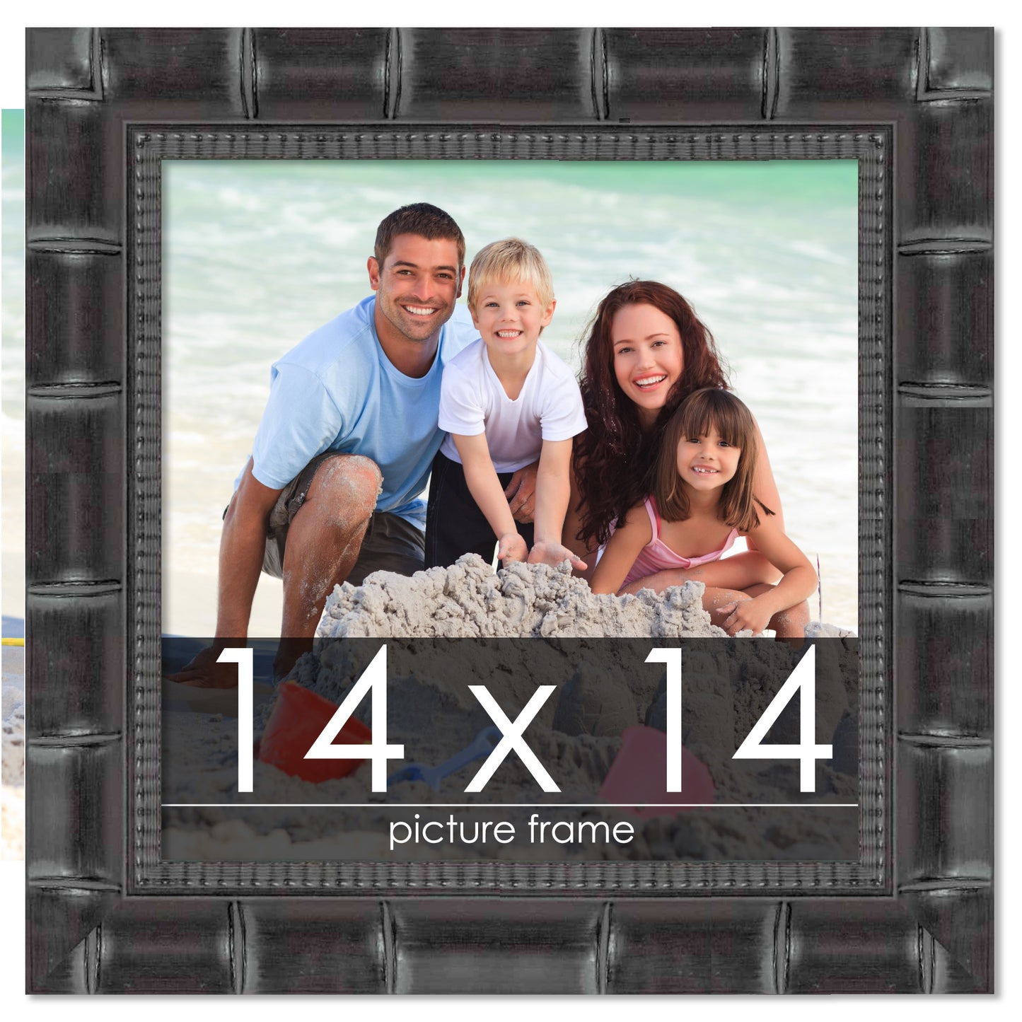 Bamboo Black Wood Picture Frame