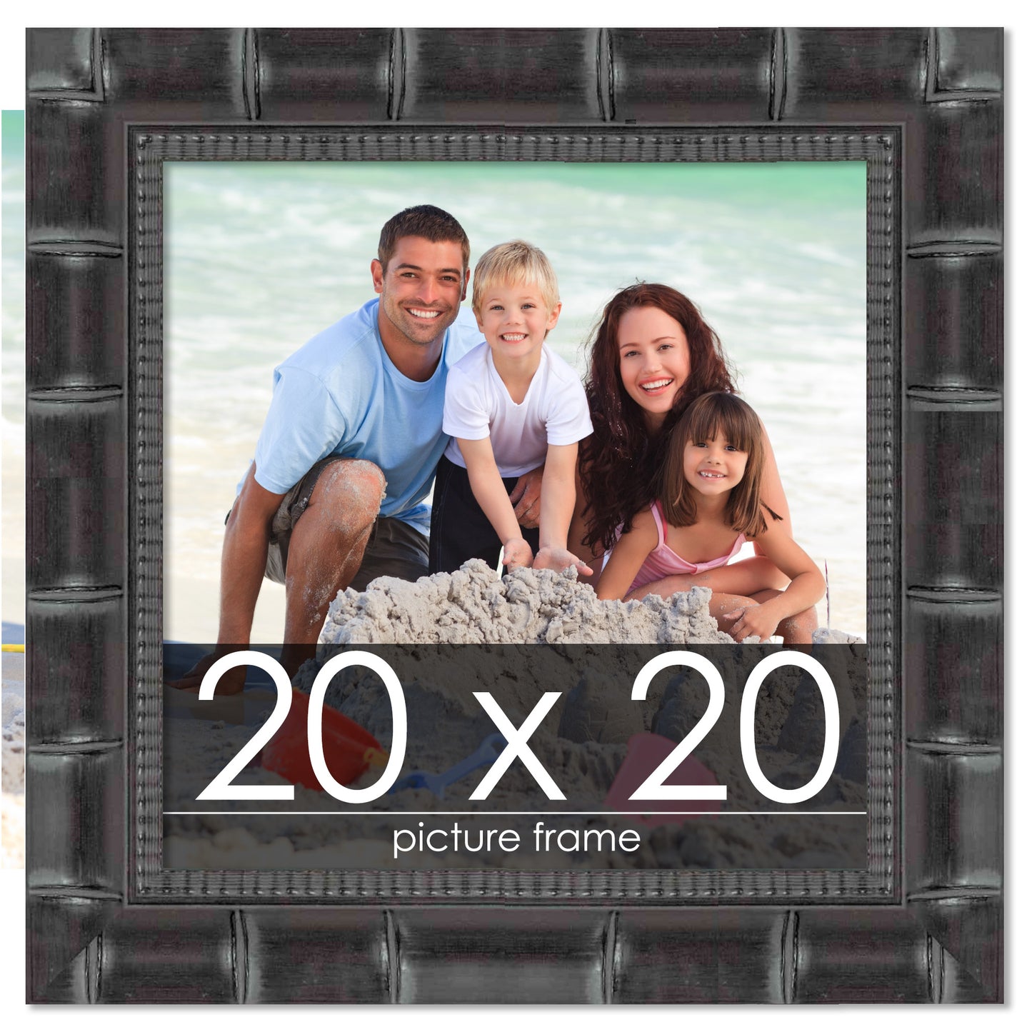 Bamboo Black Wood Picture Frame