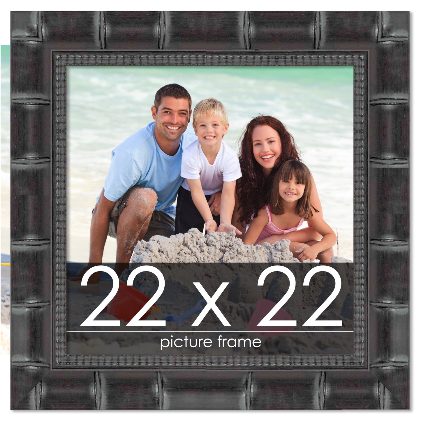 Bamboo Black Wood Picture Frame