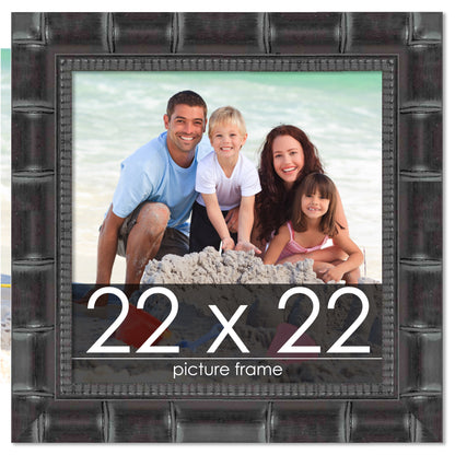 Bamboo Black Wood Picture Frame