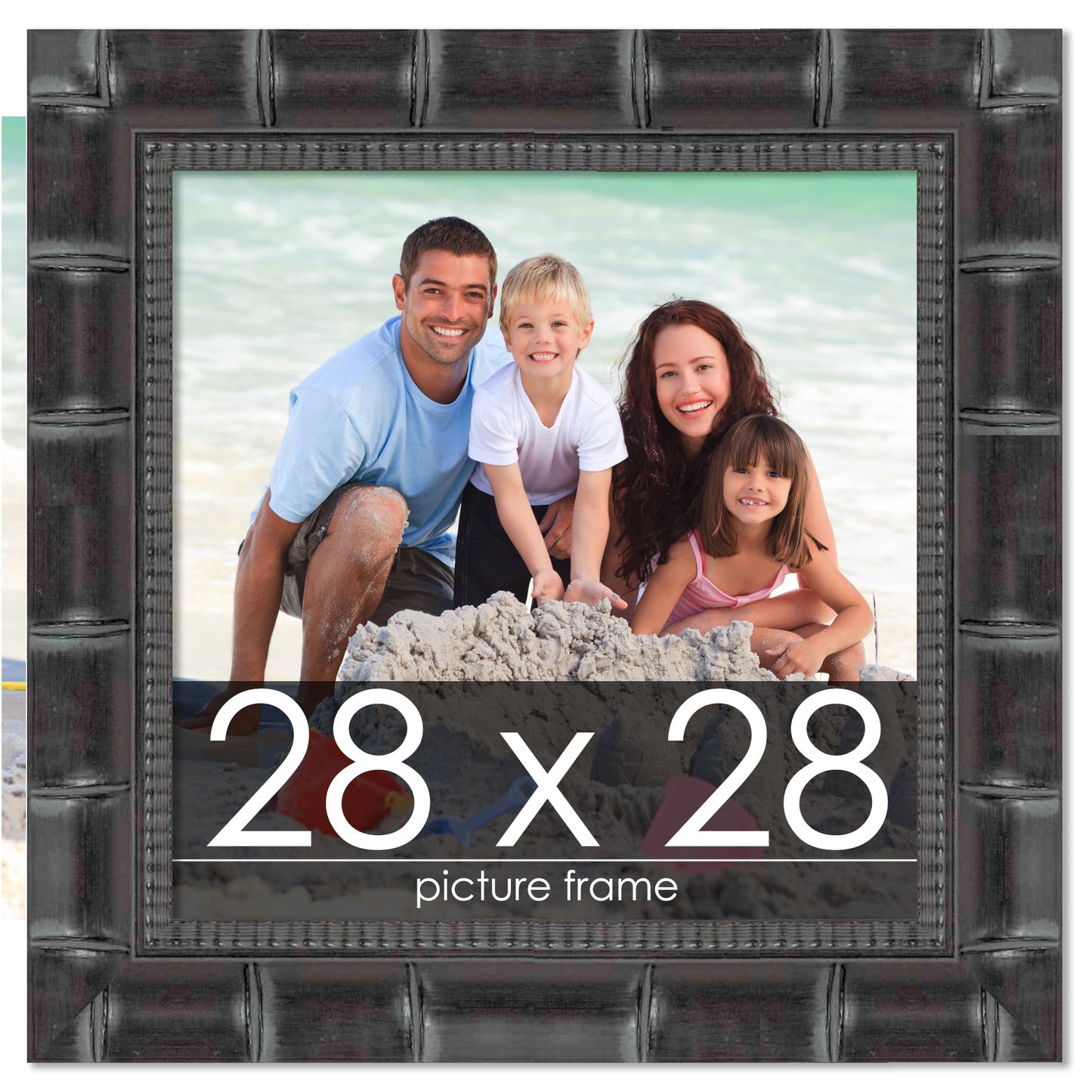 Bamboo Black Wood Picture Frame