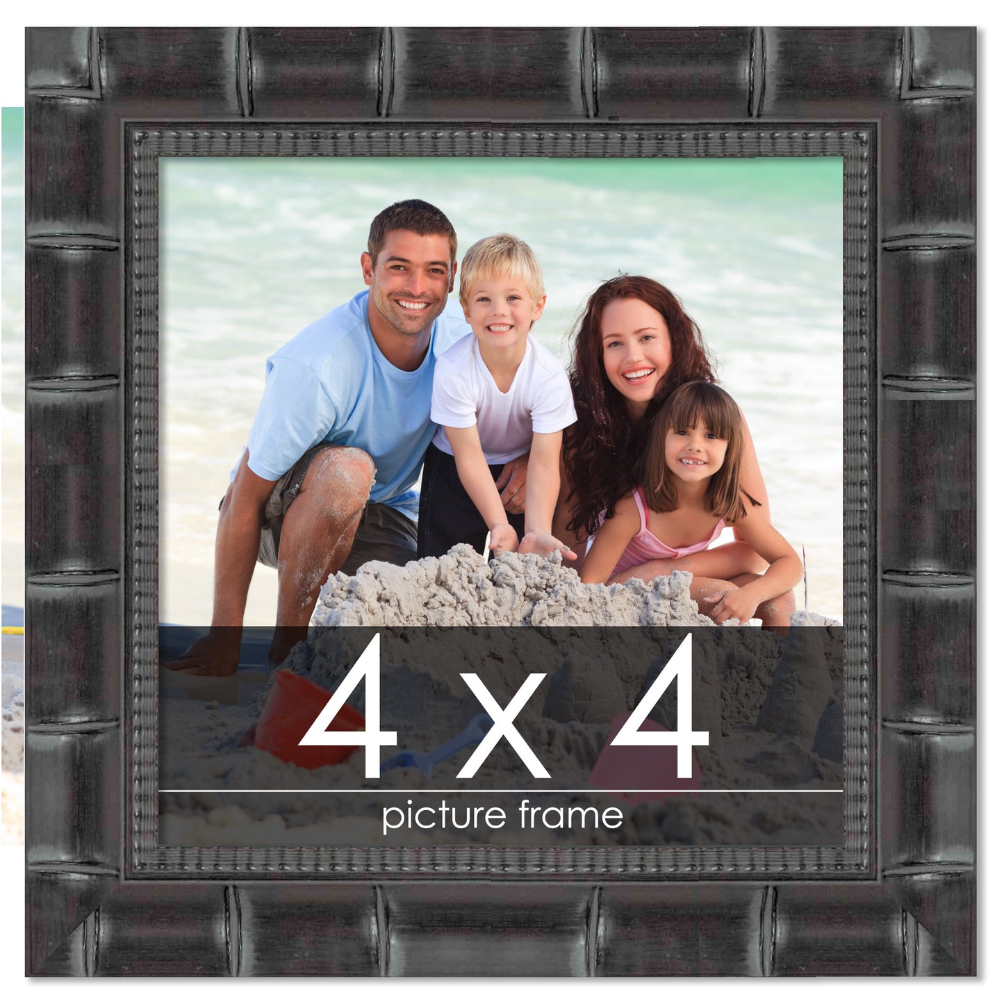 Bamboo Black Wood Picture Frame