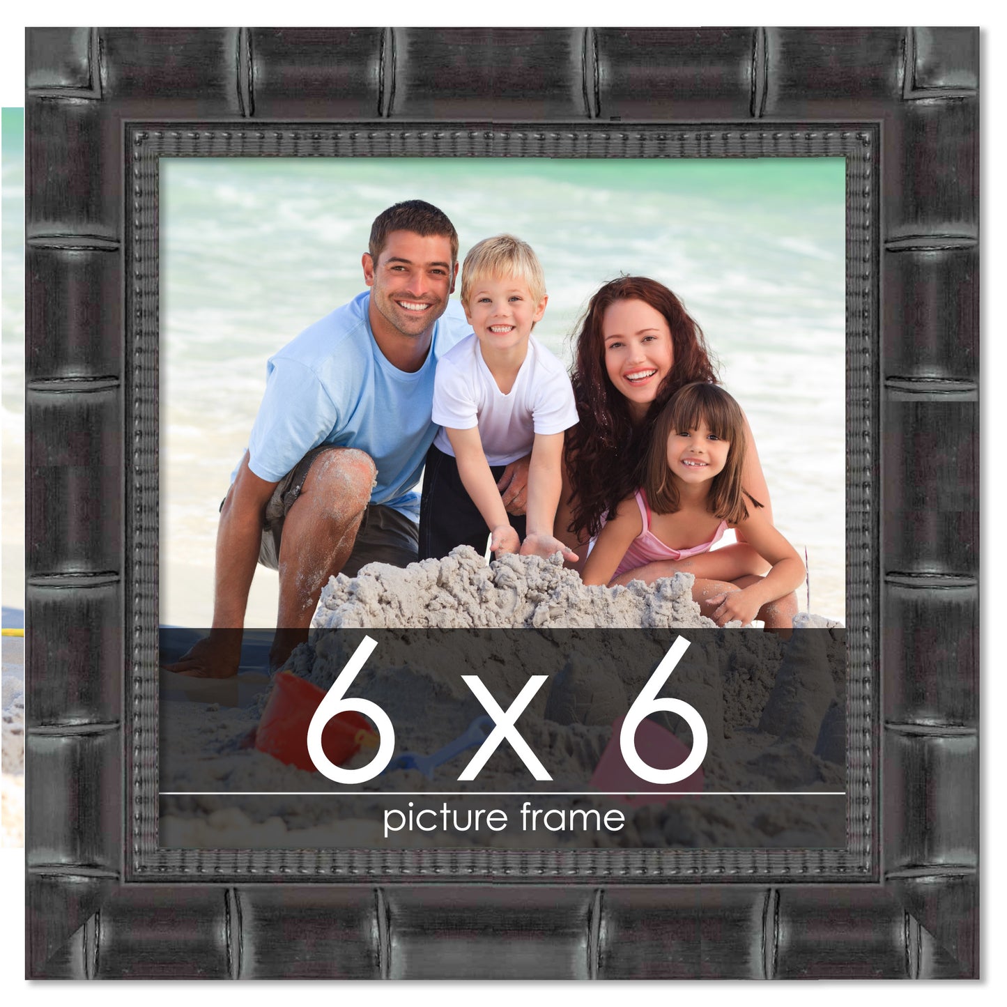Bamboo Black Wood Picture Frame