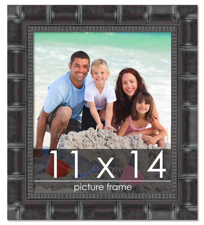 Bamboo Black Wood Picture Frame
