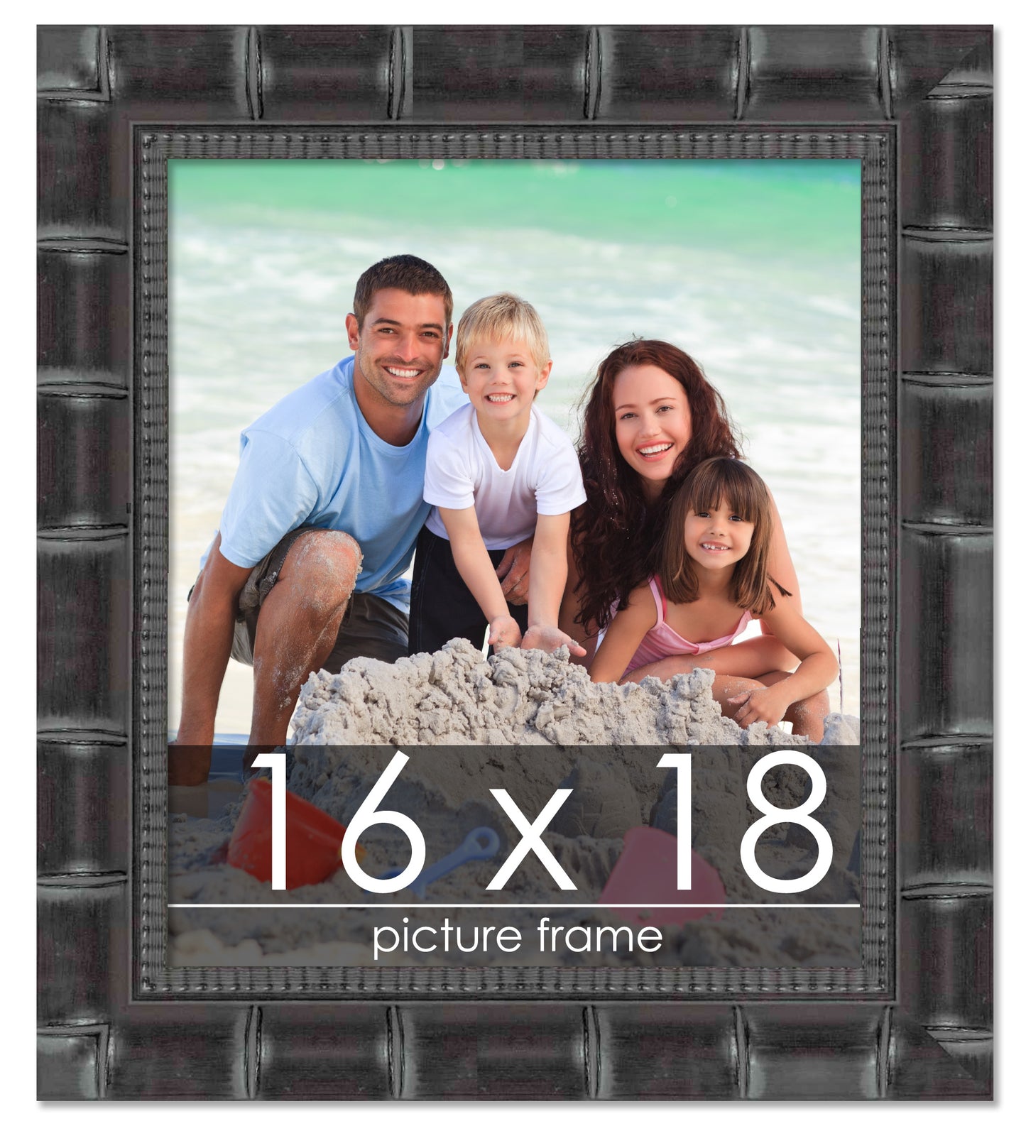 Bamboo Black Wood Picture Frame