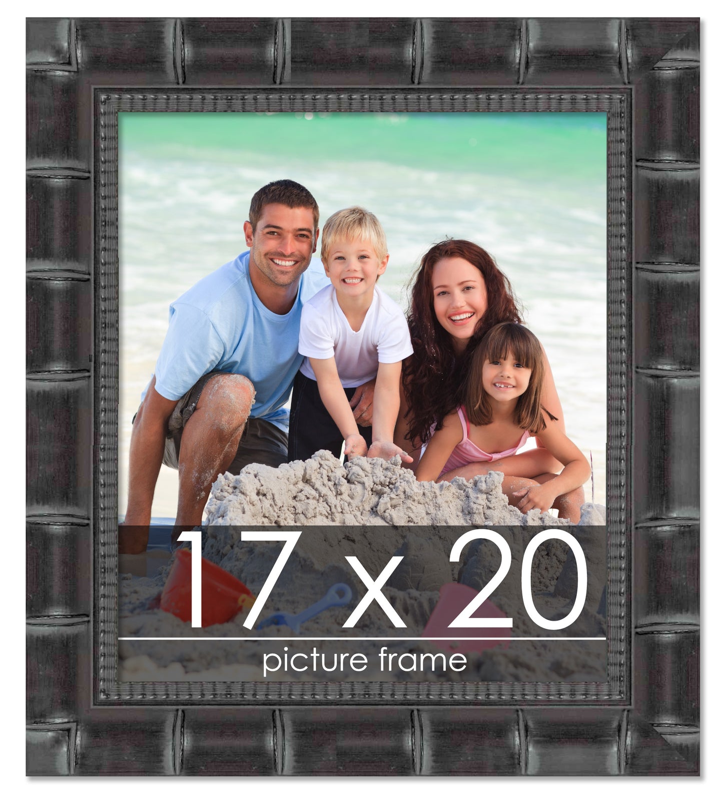 Bamboo Black Wood Picture Frame