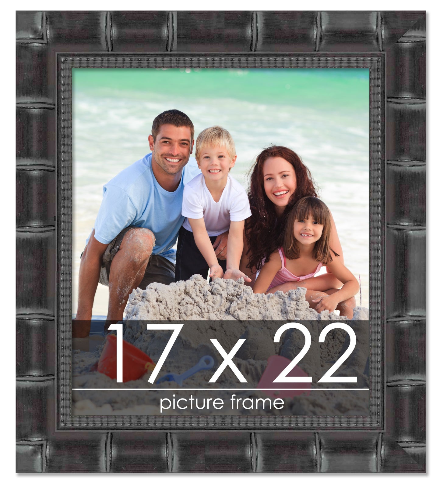 Bamboo Black Wood Picture Frame