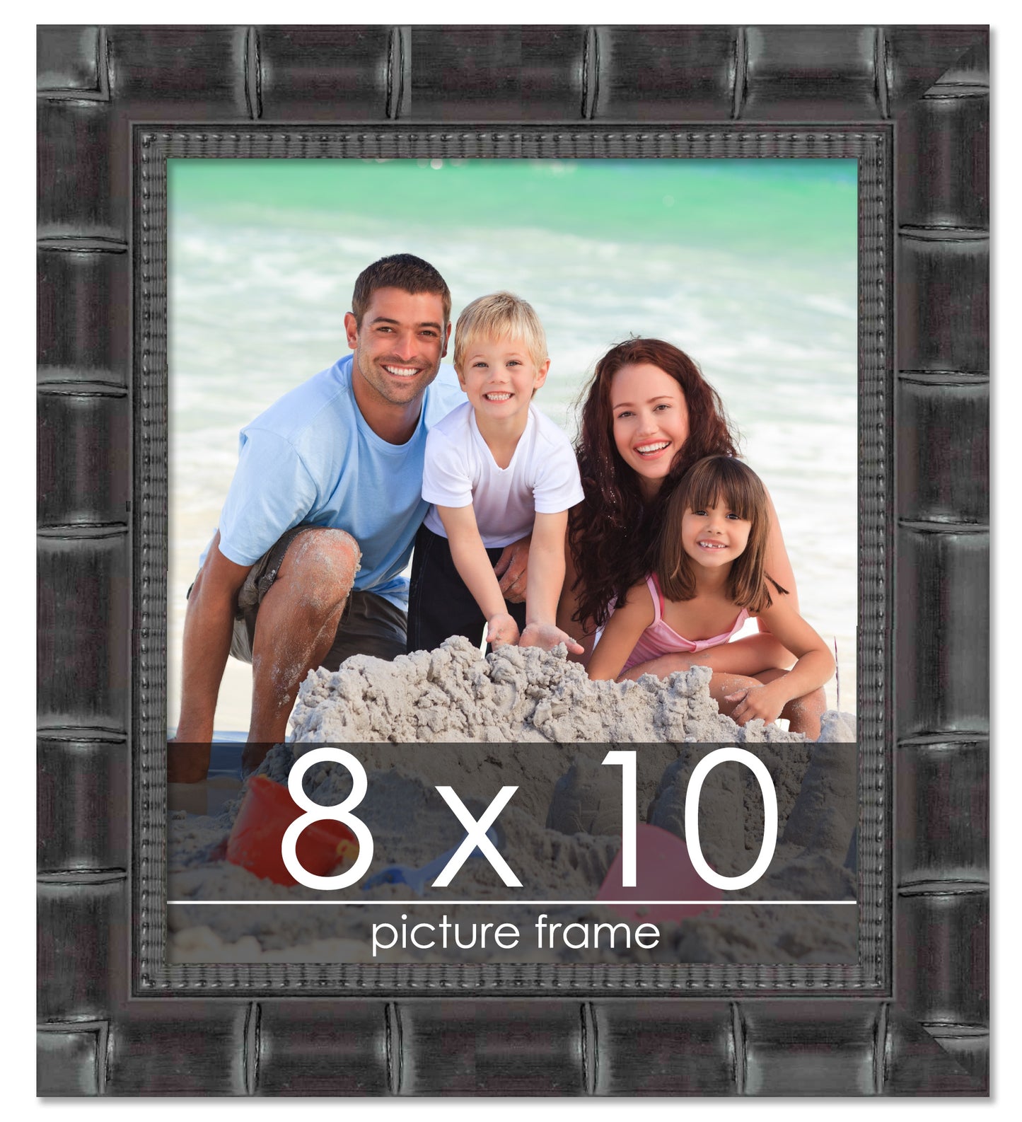 Bamboo Black Wood Picture Frame